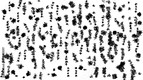 The texture is noisy, dirty spots that resemble moss.