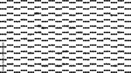 Texture in the form of horizontal stepped groups of dots.