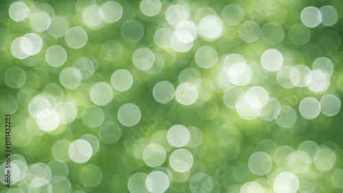 Green bokeh on nature abstract blur background. Display product for Banner or advertise on social media, green bokeh background.