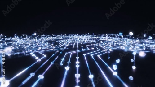 Circuit Board Illuminations: A captivating display of a futuristic circuit board, intricately designed and bathed in an ethereal, glowing light.