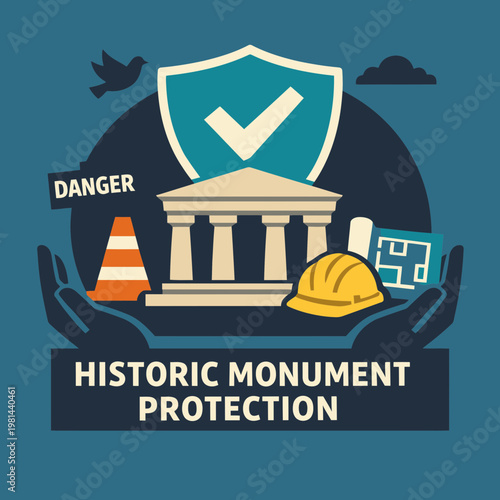 Historic Monument Protection Illustration