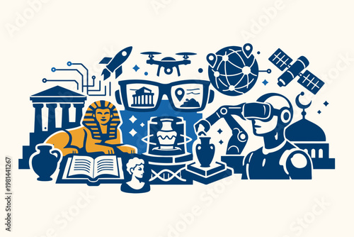 Future of Cultural Heritage Vector