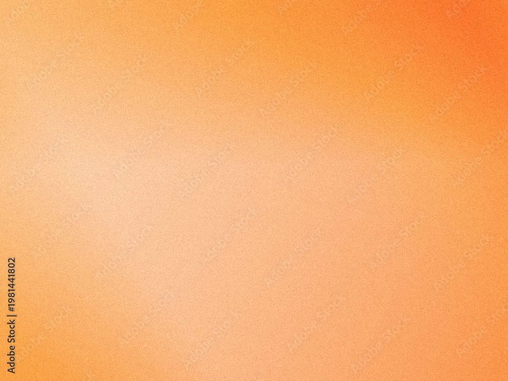 Fototapeta premium Rich orange and apricot tones flow across a softly grained gradient, radiating warmth and optimism for use in energetic branding, seasonal campaigns, or digital headers.