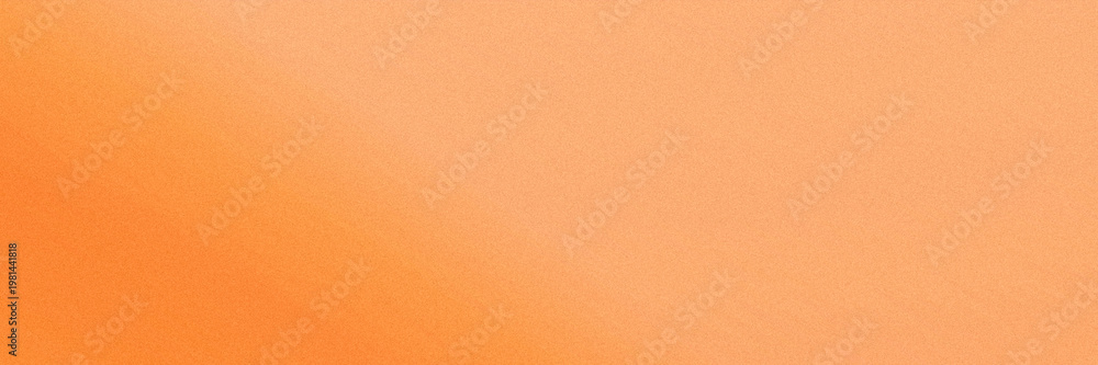 Fototapeta premium A smooth diagonal wash of orange tones with fine grain adds movement and warmth, creating a versatile abstract background for energetic branding or seasonal promotions.
