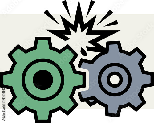 Gears Collision Mechanics.