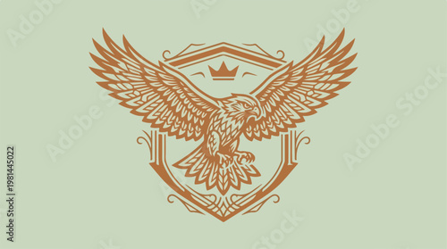 Golden Eagle with Crown Emblem.