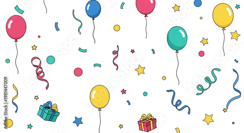 Colorful Party Celebration Decor.