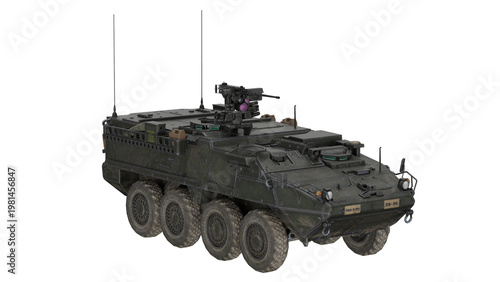 Stryker ICV appears in 3D model format for military use and design
