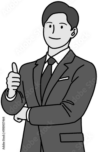 비즈니스-맨-3흑백