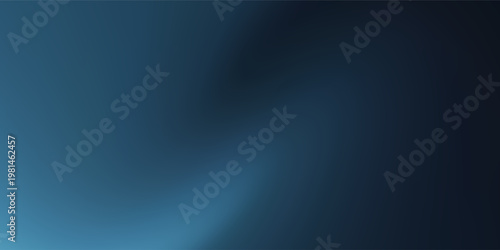Dark blue gradient color background. Abstract dark blue background. Banner for advertise product on website. Space for text. Vector illustration.