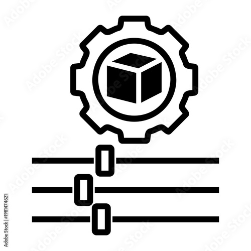 adjustment Line Icon