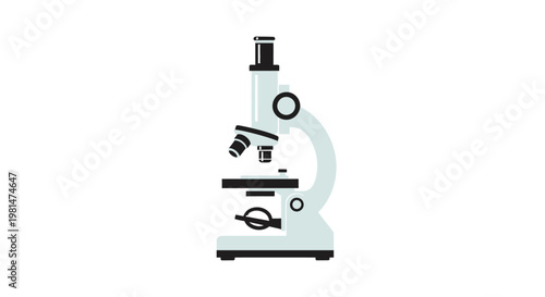 Laboratory microscope instrument for biology.