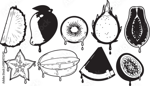 A vibrant collection of nine unique musical instruments from around the world Vector