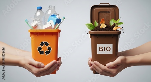 Recycling and Composting Bins for Sustainable Waste Management
