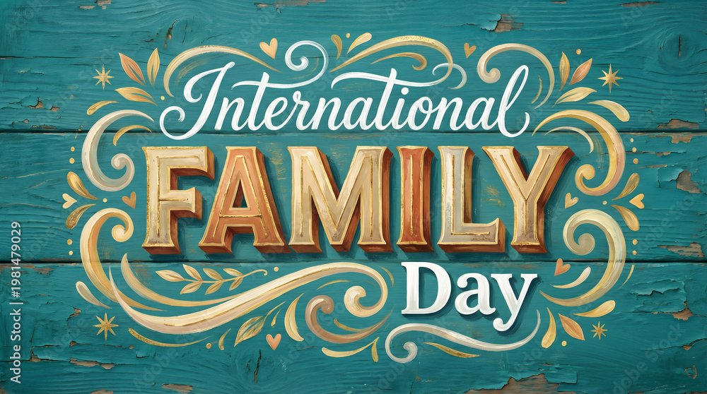Obraz premium International Family Day celebration concept