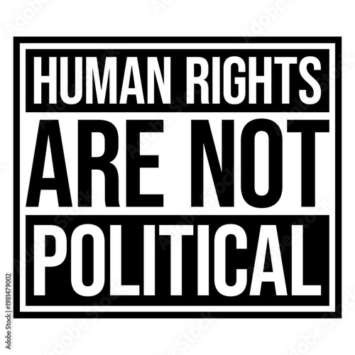 Human Rights Are Not Political – a bold, clear statement for activists, advocates and everyone who believes basic rights are non-negotiable. Powerful and unapologetic. A gift with a message.