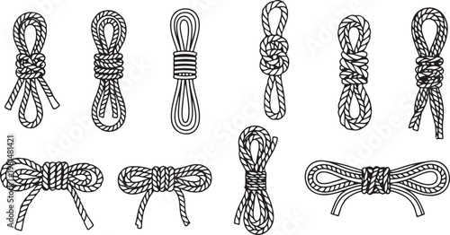 Illustrations of various ornamental vase and urn designs in black and white Vector