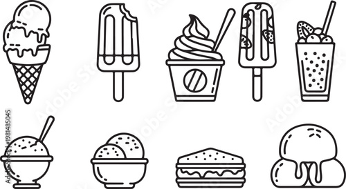 Convenient tools and utensils for brewing and serving coffee Vector