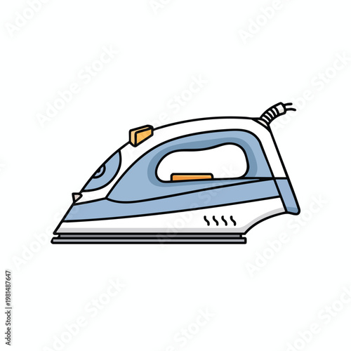 Modern Electric Iron for Clothing and Fabric Care