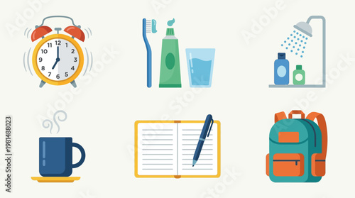 Morning Routine Daily Commuter Backpack.