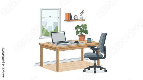 Office Chair and Desk Furniture.