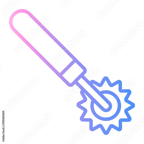 rollers Line Gradient Icon