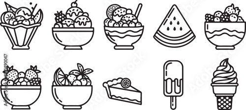 A collection of uniquely designed vases showcasing various artistic styles Vector