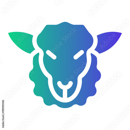 sheep Gradient icon