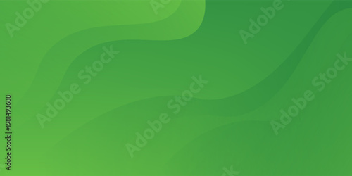 Abstract green background with smooth flowing curves and gradient shades. A fresh and dynamic design, ideal for nature themes, eco-friendly concepts, and modern digital applications.