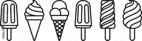 Black silhouette icons of vases and urns on a white background Vector