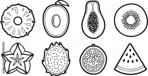 Various decorative designs in traditional folk art style Vector