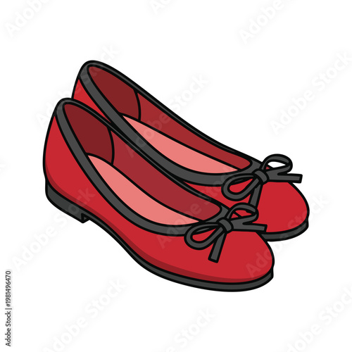 Stylish Red Ballet Flats for Women Comfortable Casual Footwear