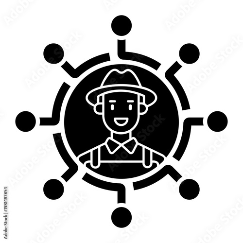 networking Solid icon