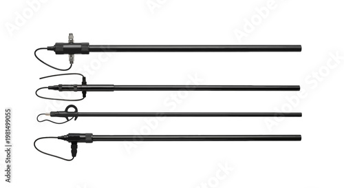 Professional Audio Boom Poles Set for Film and Video Production