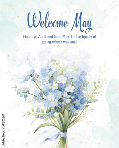 Hello May - Welcome May Quotes, Greetings & New Month Inspiration,Celebrate spring, flowers, and new beginnings this May