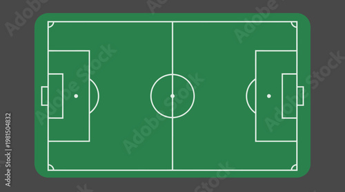 Soccer Field: A pristine soccer field, meticulously outlined and ready for action, epitomizes the heart of sportsmanship and competition. 
