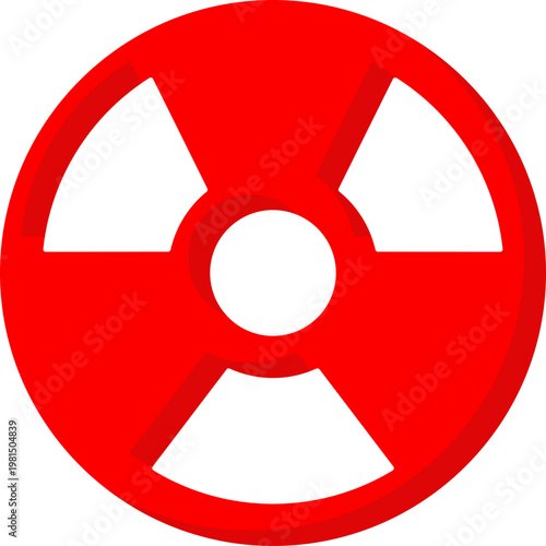 Red pawn chess piece vector icon for strategy game and logic tactic