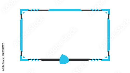 Webcam Overlay Frame for gamer or Live stream