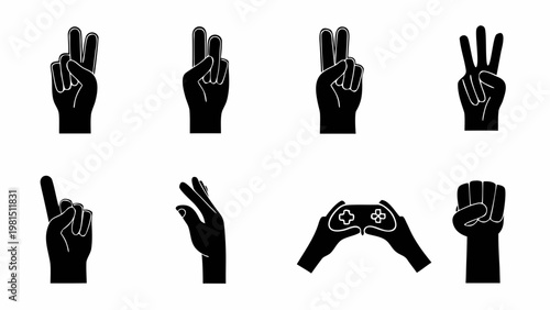 hand gestures set