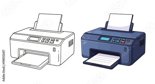 Printer, Office Equipment, Technology, Printing, Copying, Scanning, Digital Device, Office Supplies, Electronic Gadget