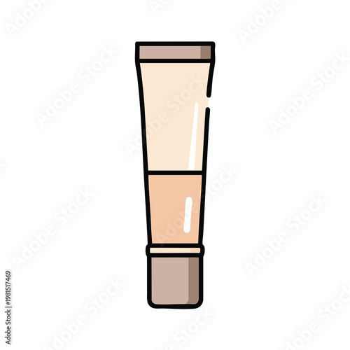 Elegant Facial Cosmetic Tube for Skincare and Beauty Products