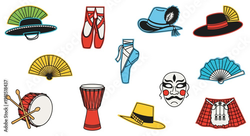 Flamenco Dance Costume Accessories.