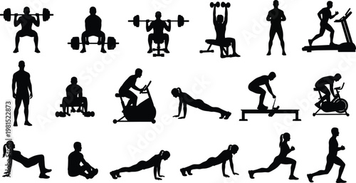 Comprehensive guide to various gym exercises and workout equipment usage