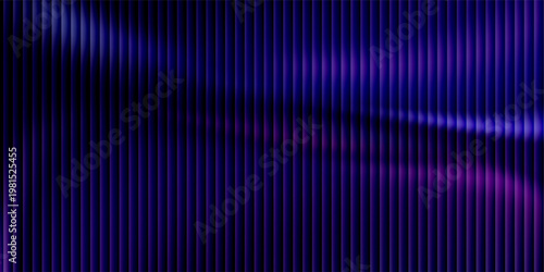 Abstract Glassy Purple and Blue Gradient Light on Dark Background