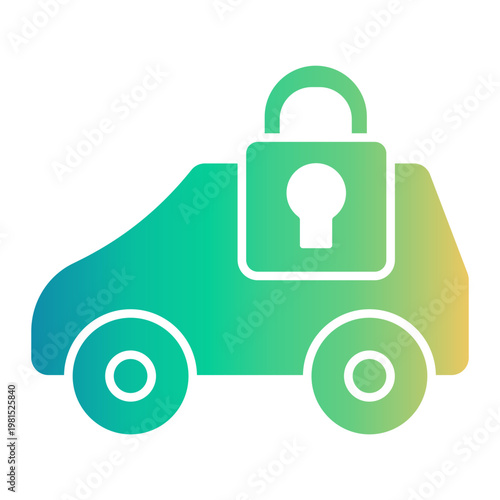 car Gradient icon