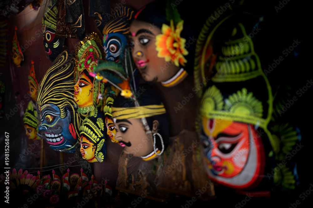 Fototapeta premium Behind the mask or behind the musk lies the mask