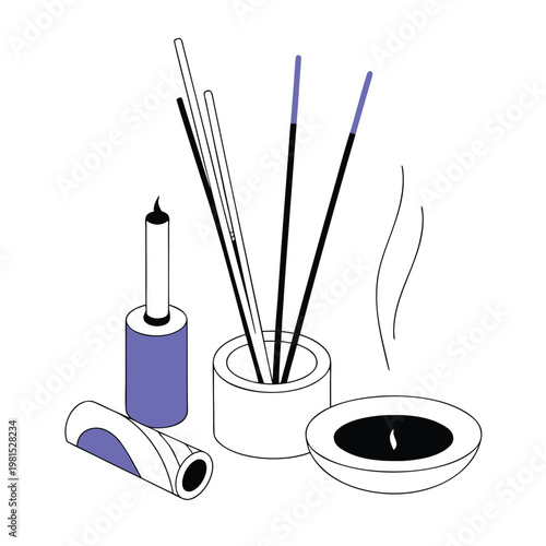 vector-incense-and-aroma-tools-isolated-on-pure-wh.eps
