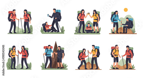 Hiking Couple Adventures: Diverse Outdoor Activities and Friendship