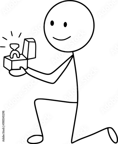Stickman Proposal with Ring