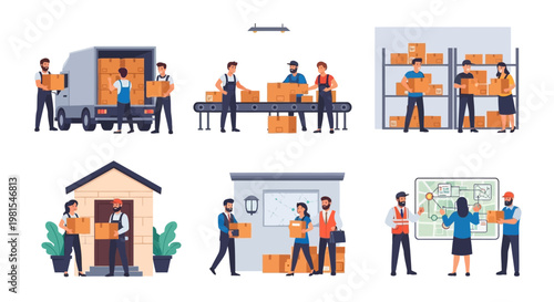 Logistics and Warehouse Operations: Loading, Sorting, Storing, and Planning